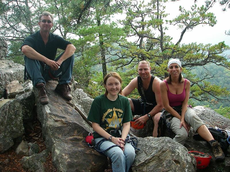 nelson-via-108.JPG - Ray, myself, Jamie and Tara.