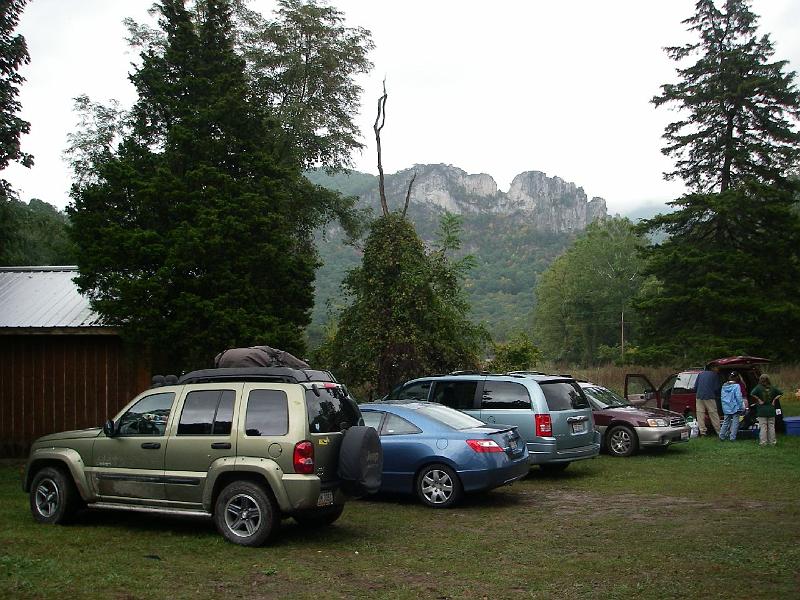 nelson-via-3.JPG - The campground with Seneca Rocks in the distance.