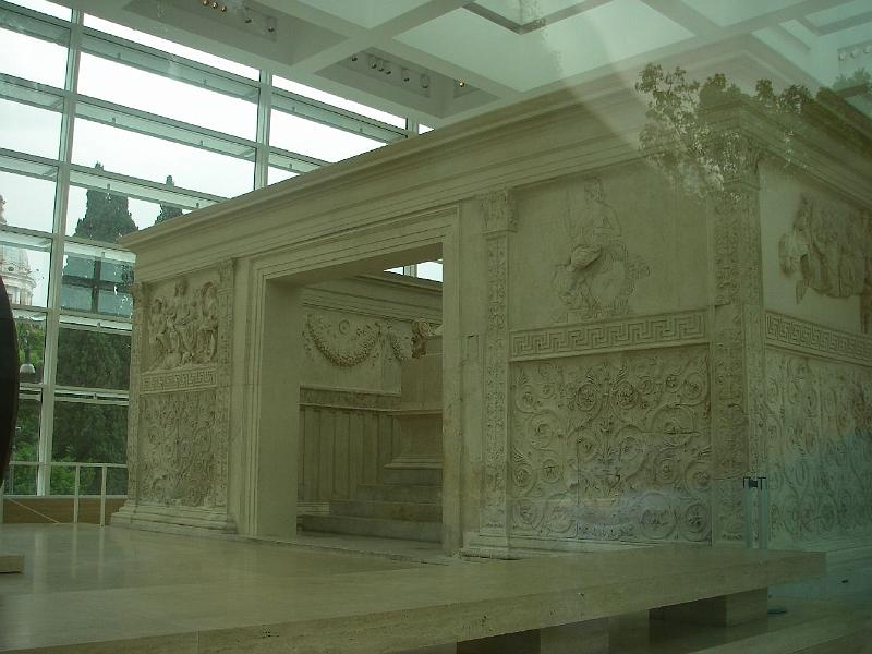 ara-pacis-7.JPG - The Ara Pacis of Augustus (the Augustan Alter of Peace) was dedicated in 9 B.C.